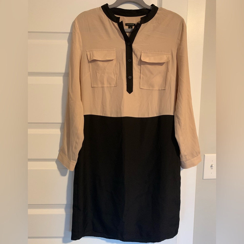 Women’s Ann Taylor Long Sleeve Dress Top (wrinkles discussed below)